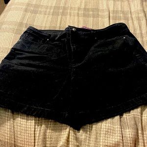 Black shorts size 12